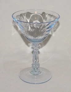 PERFECTA Cáliz de Champagne Cambridge Azul Luz de Luna Cambridge ""CAPRICE"" - 6 Disponibles.¡! - Imagen 1 de 3