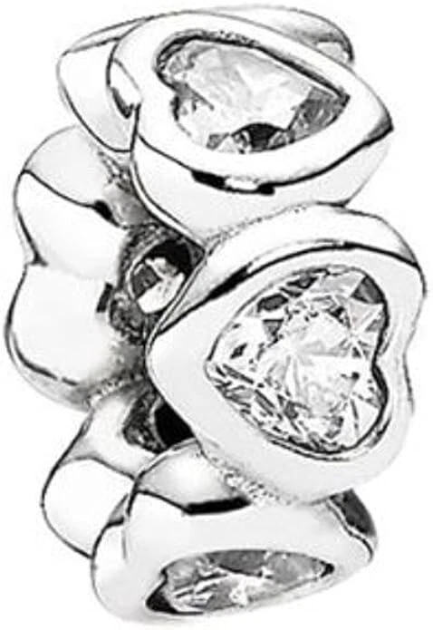 Pandora Damen-Bead 925 Sterling Silber Zirkonia weiß 791252CZ - Bild 1 von 1