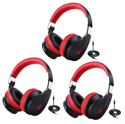 3x Ausdom AH2 Stereo Bass Foldable Wireless Wired Headphone w/ Microphone - Image 1 of 4