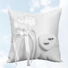  1PC Ring Pillow Imitation Camellia Romantic Stylish Square Ring Holder Cushion