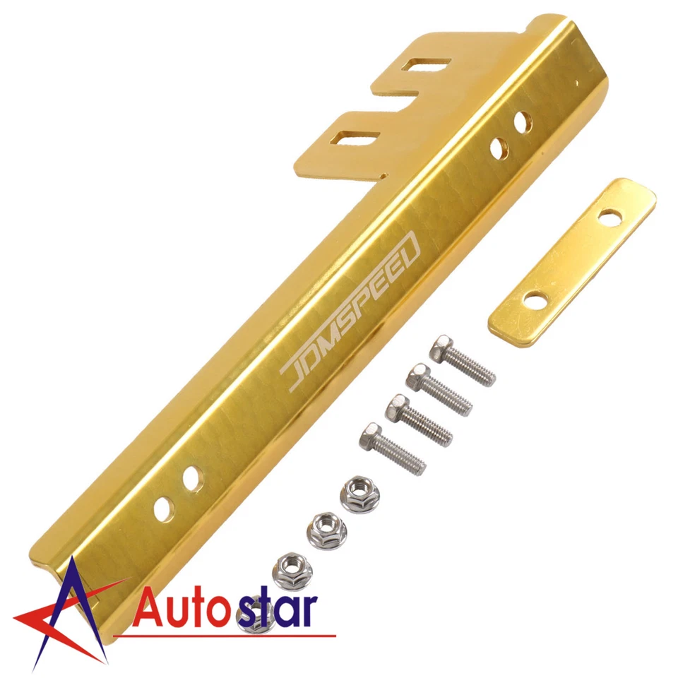 Universal Gold JDM Front Bumper License Plate Relocator Bracket Holder Bar - Image 1 of 4