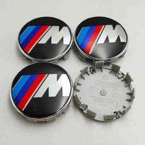 BMW wheel centre caps E46 E39 E60 E90 E53 E36 E30 E87 F10 F20 F30 X1 X3 X5 X6 X7 - Picture 1 of 2