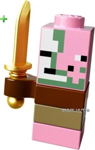 LEGO MINECRAFT - ZOMBIE PIGMAN+ DAGGER +GIFT - BESTPRICE - 21106 - 2013 - NEW - Picture 1 of 1