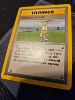 Pokemon Breeder Card Shadowless 76/102 - Image 1 of 4