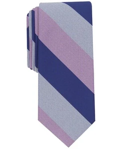 Bar III PINK Men's Kelley Stripe d Tie, US One Size - Picture 1 of 1
