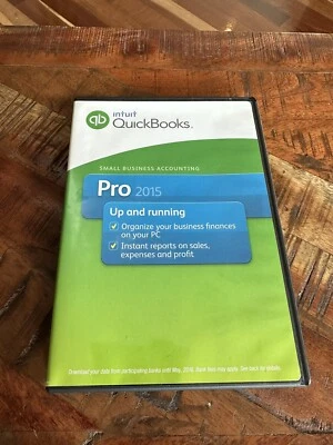 INTUIT QUICKBOOKS PRO 2015 DESKTOP FOR WINDOWS FULL USA PERMANENT VERSION - Image 1 of 2