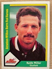 1990 CMC #21 Keith Miller Scranton-Wilkes Barre Red Barons