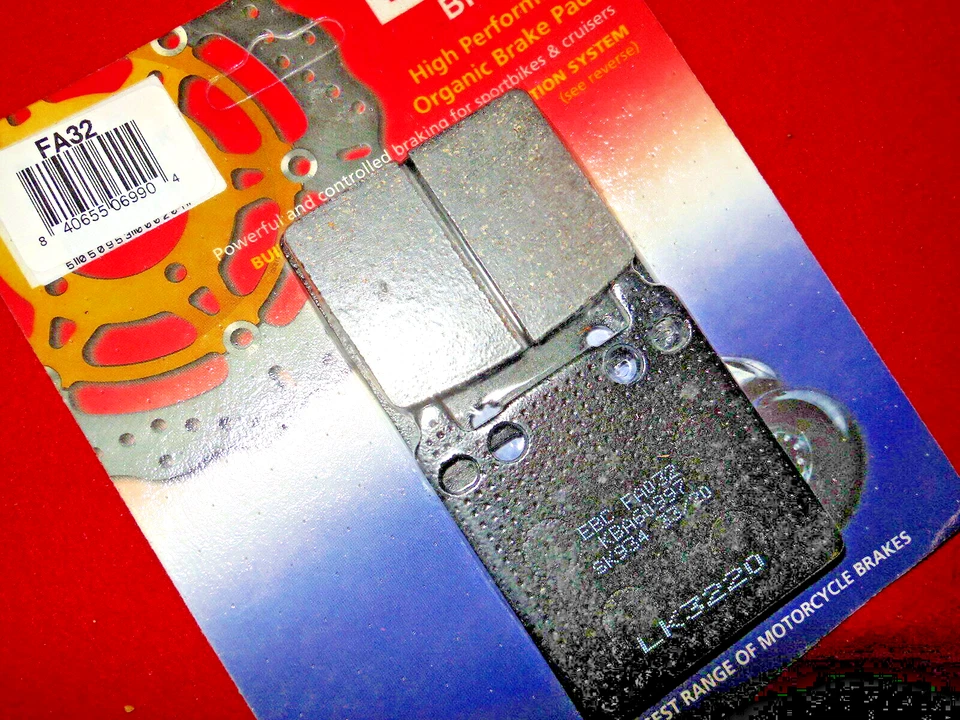 Pastillas de freno traseras orgánicas Honda 75-79 GL1000 75-76 CB750 EBC FA32   Foto 1 de 1