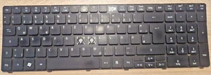 Original Acer Aspire Tastatur | Deutsch | 5800 5542G 5738Z | V104730AK1 Schwarz - Bild 1 von 2