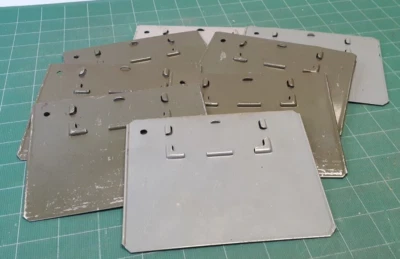 10 divisores de cajones LYON REAL 4 1/2" X 5 1/2" con soporte de etiqueta deslizable EE. UU. Foto 1 de 4