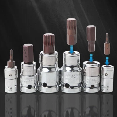 Screwdrivers Replacement Hex Screwdriver Bits Adapters Converter Socket Bits ↕ - Image 1 of 4