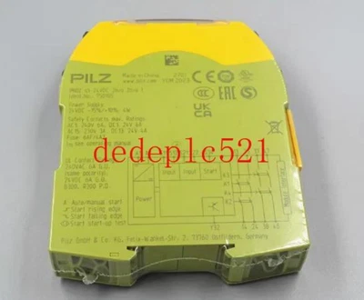 1pcs NEW IN BOX Pilz PNOZ s5 24VDC 2 n/o 2 n/o t 750105 safety switch sensor - Image 1 of 3