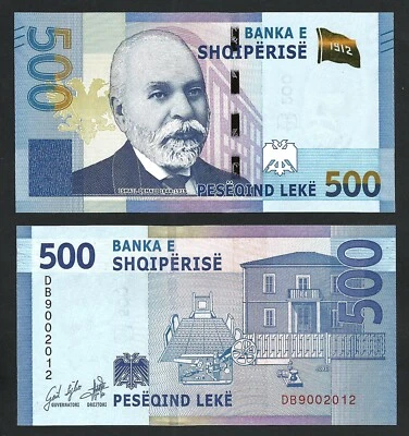 Albania 500 Leke 2022, UNC, Polymer, P-77 - Image 1 of 3