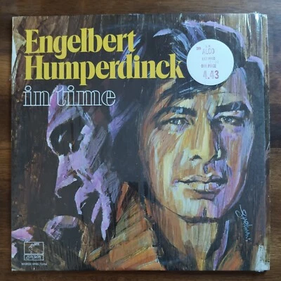 Engelbert Humperdinck In Time Vinyl LP Record Album and Cellophane ALCO Sticker - Image 1 of 4