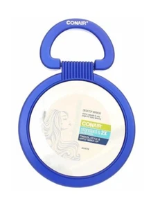 3 Pack Conair Styling Essentials Desktop Mirror 2x Magnification Assorted Colors - Picture 1 of 1