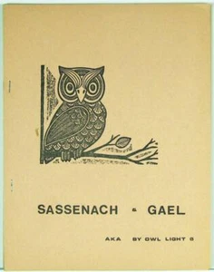 By Owl Light No. 6 Sci-fi Fanzine November 1973 by Frank Denton Sassenach & Gael - Foto 1 di 1