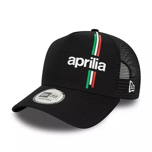 Official Aprilia Racing Black New Era Truckers Baseball Cap - 60435561 - NEW - Picture 1 of 4