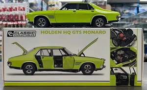 371277 HOLDEN HQ MONARO GTS 350 SEDAN BARBADOS GREEN 1:18 SCALE MODEL CAR - Photo 1 sur 18