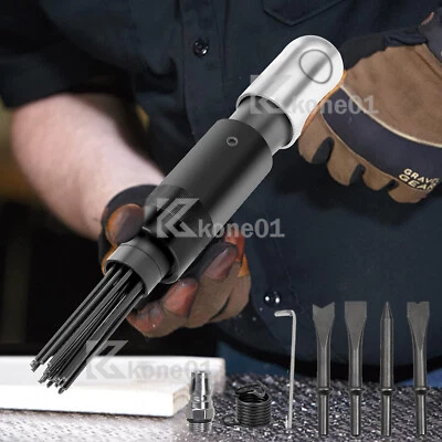 NADELENTROSTER ROSTENTFERNER + DRUCKLUFT MEIßELHAMMER DRUCKLUFTHAMMER 4x MEIßEL - Bild 1 von 4