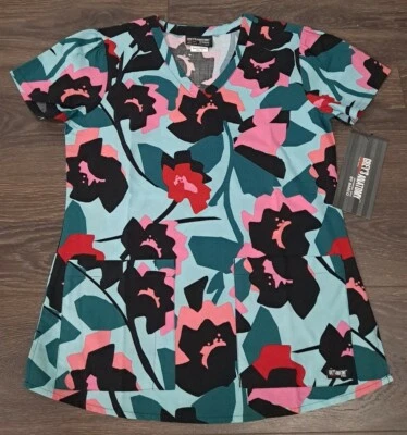 Women's Floral Grey's Anatomy Scrub Top in Size Small Sku #15 - Image 1 of 4