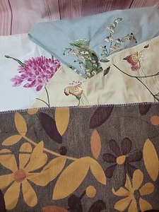 Floral Fabric Swatches For Crafts - Picture 1 of 9