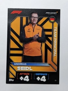 2022 Topps Formula 1 F1 Turbo Attax #39 Andreas Seidl TEAM PRINCIPAL - Picture 1 of 2