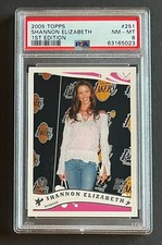 2005-06 Topps 1st Edition Shannon Elizabeth #251 Rookie RC PSA 8