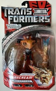 VERY RARE JAPANESE GENUINE TRANSFORMERS 2007 MOVIE LIMITED PROTOFORM STARSCREAM