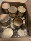 Candle Tins with Lids X 15 In A Box