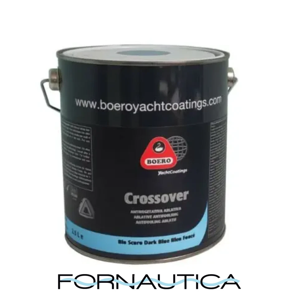 ANTIVEGETATIVA AUTOLEVIGANTE BOERO CROSSOVER 0,75 LT - BLU BIANCO NERO  - Immagine 1 di 1