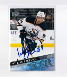 WILLIAM LAGESSON autographed '20/21 EDMONTON OILERS "Young Guns" rookie card - Picture 1 of 1