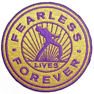 QUEEN Iron On Patch: FEARLESS FOREVER : Freddie Mercury Official Merch gift £pa - Picture 1 of 11