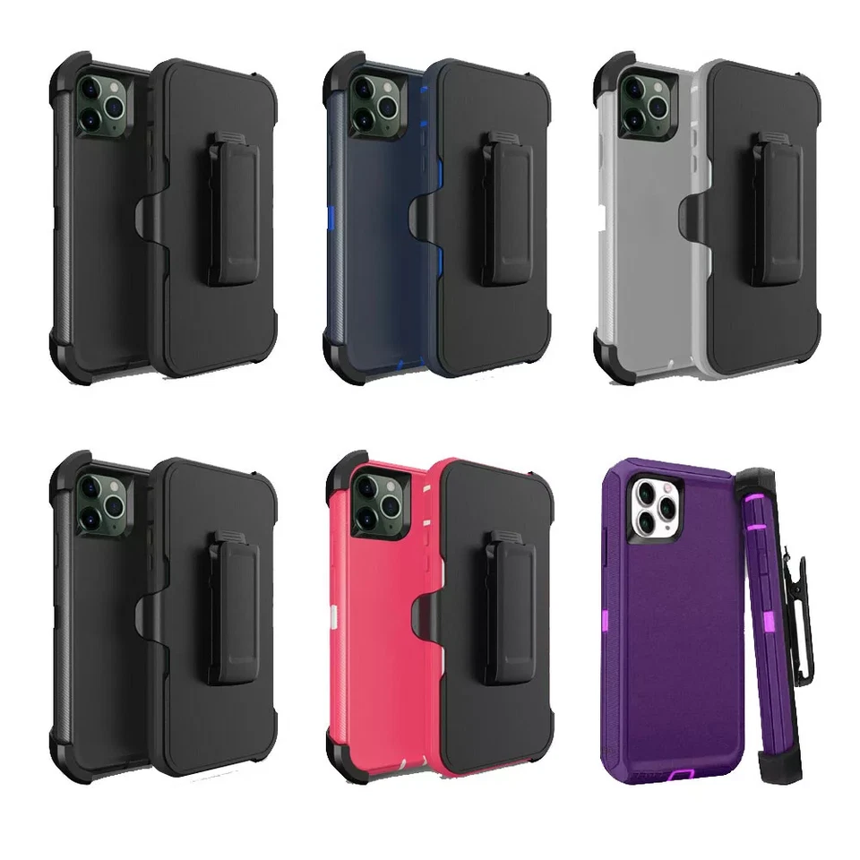 Wholesale Mix for iPhone 11 20X Defender Case With Belt Clip - Image 1 of 1
