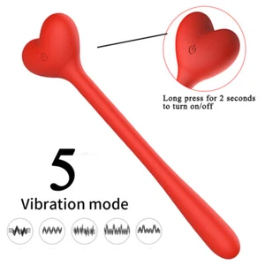 Multi-speed Slender Vibrator Dildo Anal G-Spot Massager Stick For Women-Sex-Toys - Picture 1 of 10