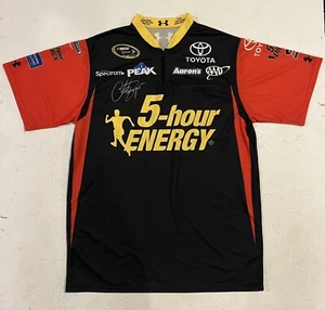 5 Hour Energy Under Armour NASCAR Sprint Series Large Shirt Signed Clint Bowyer - Picture 1 of 11