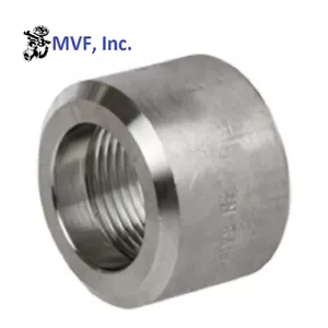 1/4" 3000# NPT Half Coupling 304 Stainless Pipe Fitting Weld Bung SS090221304 - Picture 1 of 4