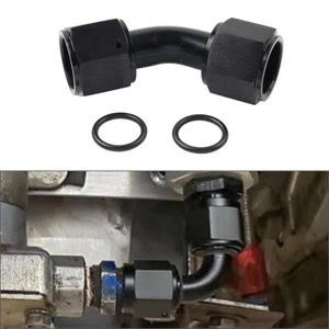 10AN Buchse auf Buchse 45 Grad Schwenkkupplung Union Fitting Adapter Stecker - Picture 1 of 9