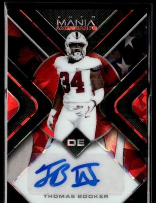 L49,920 -  2022 Wild Card Auto Mania Auto #AMATR91 Thomas Booker /3 - Image 1 of 2