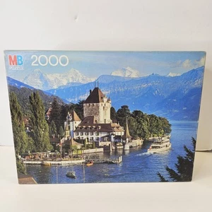 MB Magnum Puzzle 2000 pezzi 4280-14 14. Castello di Oberhafen, Svizzera 1982 - Foto 1 di 7