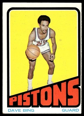 1972-73 Topps Dave Bing Detroit Pistons #35 - Image 1 of 2