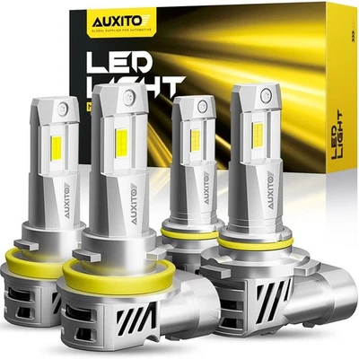 9005+H11 LED Headlight Combo High Low Beam Bulbs Kit Super White Bright Lamps Y - Image 1 of 4