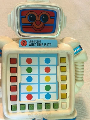 Playskool Alphie II Vintage 1980s Robot UNTESTED 1 Original Card - Image 1 of 4