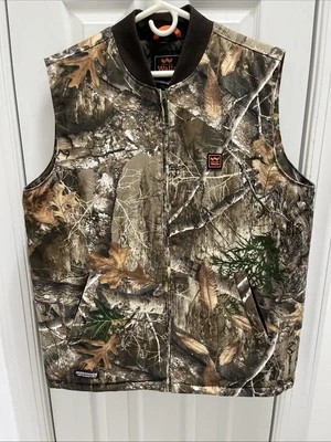Walls Insulated Real Tree Camo Outdoors Sentrex Vest Mens Size Large EUC - Image 1 of 4
