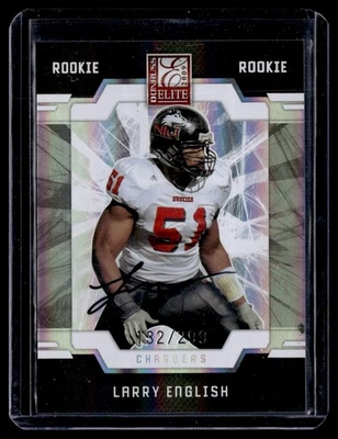 2010 Donruss Elite Rookie Signatures Auto Larry English 132/299 #159 - Image 1 of 2