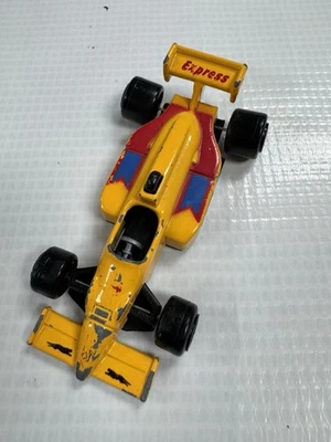Vintage No 209 Express 9 Yellow Race Car Toy Vehicle Kids - Image 1 of 4