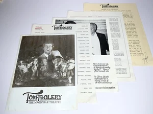 Tom Foolery Magic Bar Promotional Ephemera Tom Mullica Magic - Picture 1 of 11