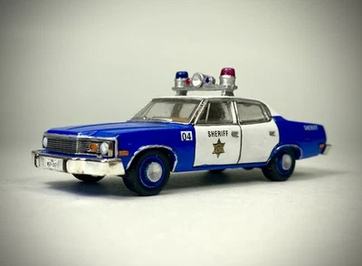 1:64 custom Greenlight 1977 AMC Matador Sheriff  - Image 1 of 4