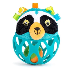Baby Rattle Toys with Sound Bell Balls Hole Rubber Kids - Picture 1 of 11