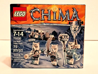 ICE BEAR TRIBE PACK Lego LEGENDS OF CHIMA Set #70230 NEW Sealed RETIRED Unopened - Image 1 of 4