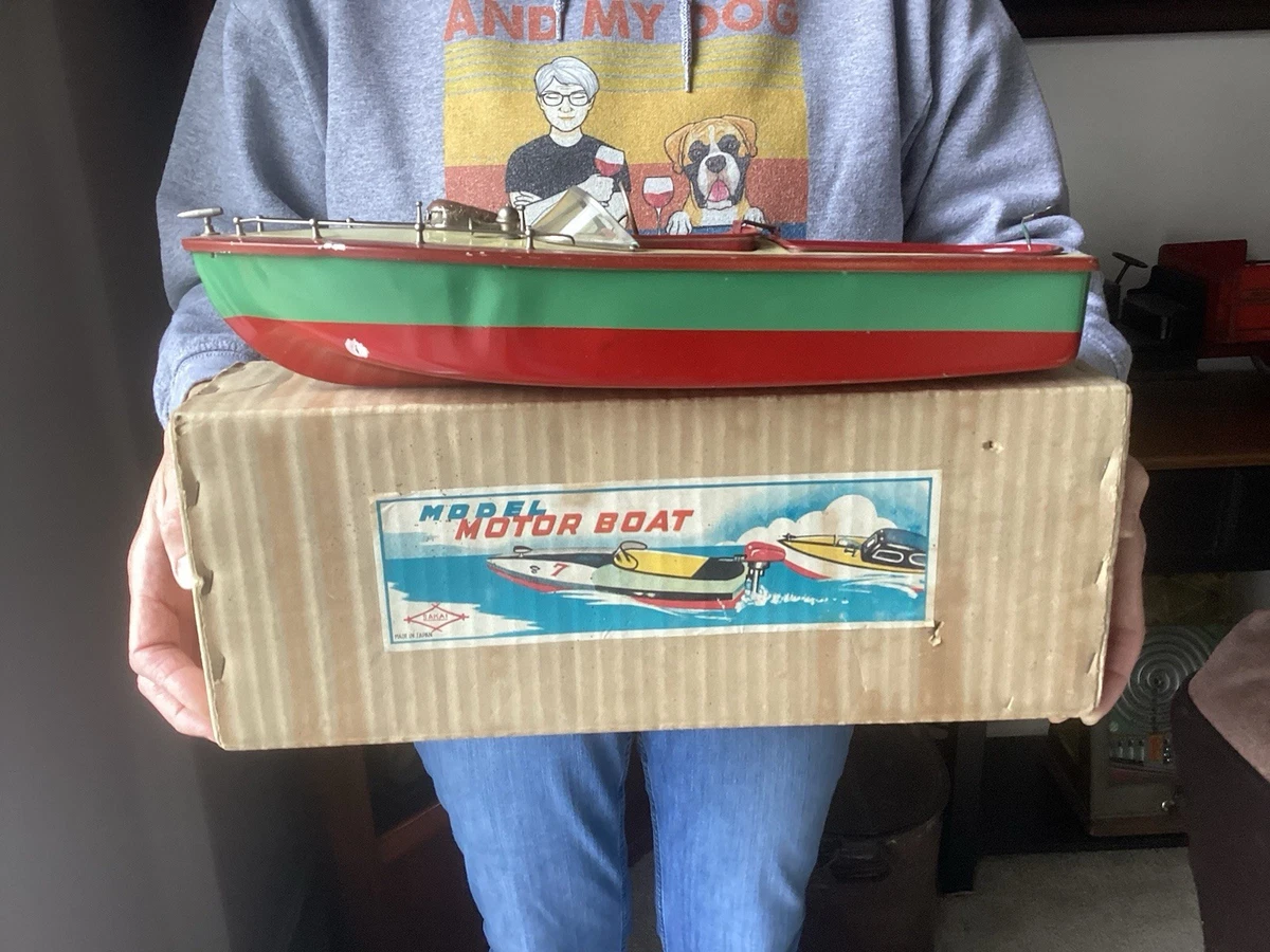Tin Boat In Vintage & Antique Wind-Up Toys for sale | eBay